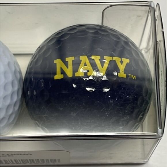 NULA 3-ball Package Golf Ball Gift Set Collegiate Naval Academy NAVY- Vintage - Picture 9 of 9